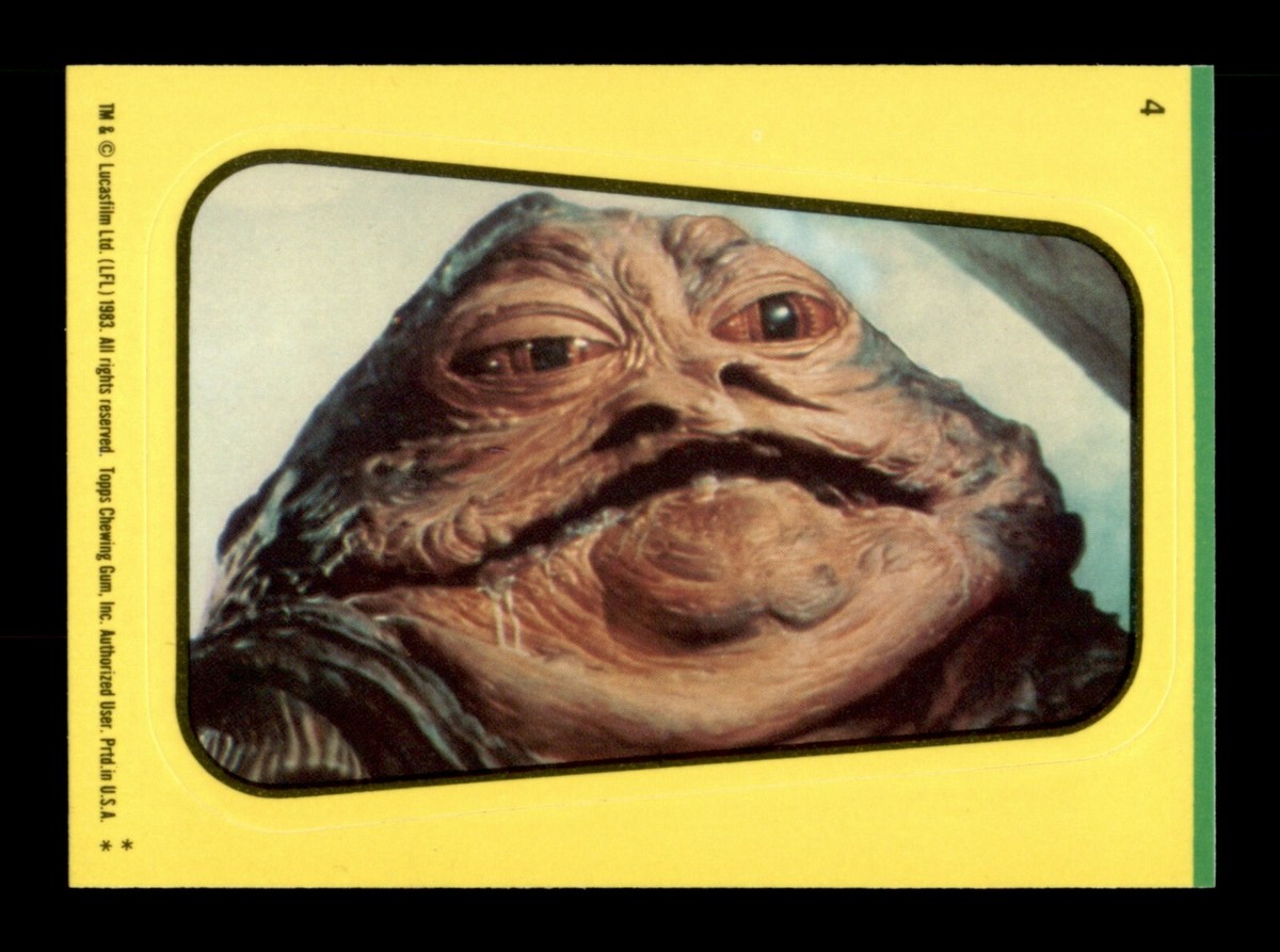 1983 STAR WARS RETURN OF THE JEDI STICKER / SEE DROP DOWN MENU 4