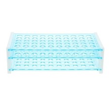 50 Slot Hole Centrifuge Lab Test Tube Holder Rack for 10ml Test Tubes - Blue