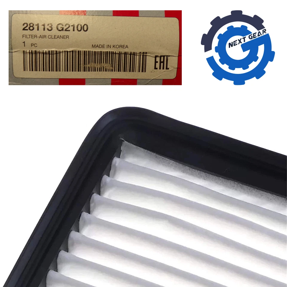 Nuevo filtro de aire OEM Hyundai 2017-2022 Hyundai Ioniq Kia Niro 28113 G2100 Foto 3 de 4