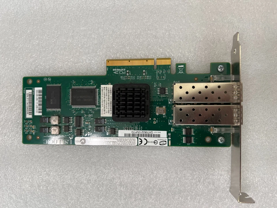 LSI Logic 2-Port 4GB/s Fibre Channel PCI-Express Host Bus Adapter - Image 3 of 4