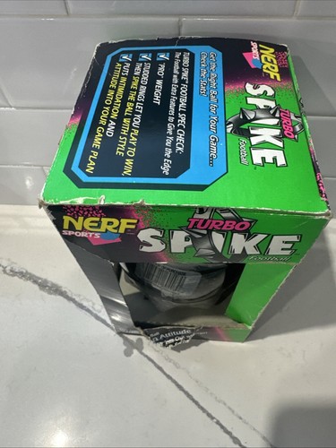 Vintage NERF Turbo Spike 8" Foam Football Kenner Tonka 1996 New In Box - Picture 5 of 13
