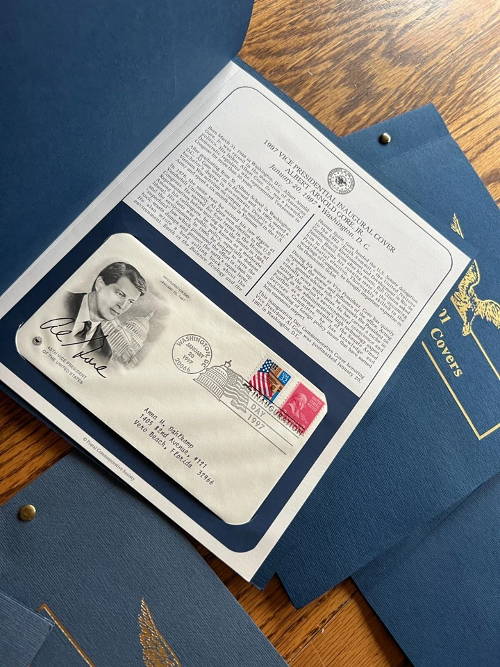 Lot of US Presidential + Vice Inaugural First Day Covers Bush Clinton Bush - Image 4 of 4