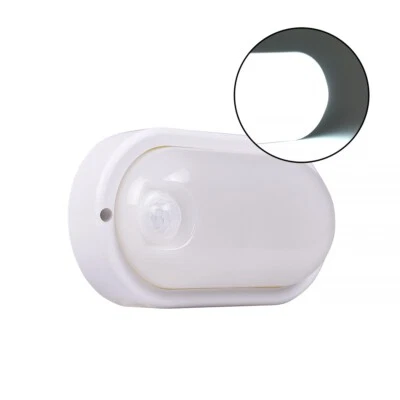 PARTENOPEA Applique lampada LED per parete soffitto da esterno con sensore movimento