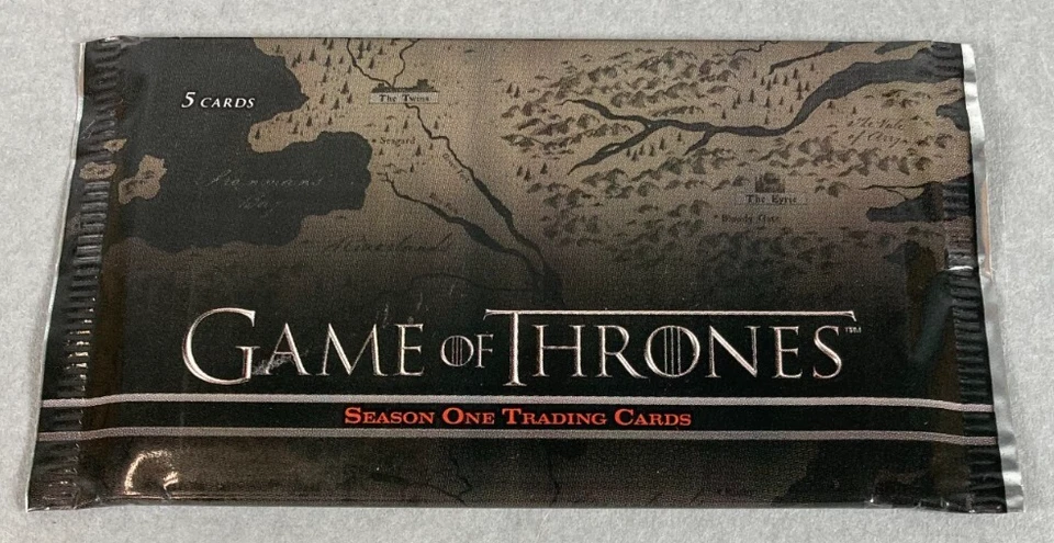 Game of Thrones Season 1 Trading Card Loose Booster Pack; Rittenhouse 2012 - Image 2 of 3