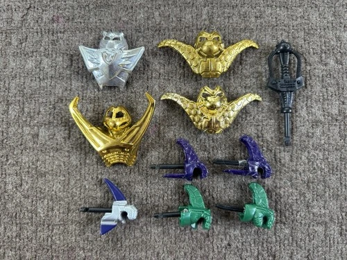 Vintage TMNT Cyber Samurai Ninja Turtles Accessories Armor Lot