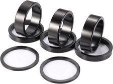 Aluminium Alloy Bike Headset Spacer Set - 8 Piece for Customized Heights
