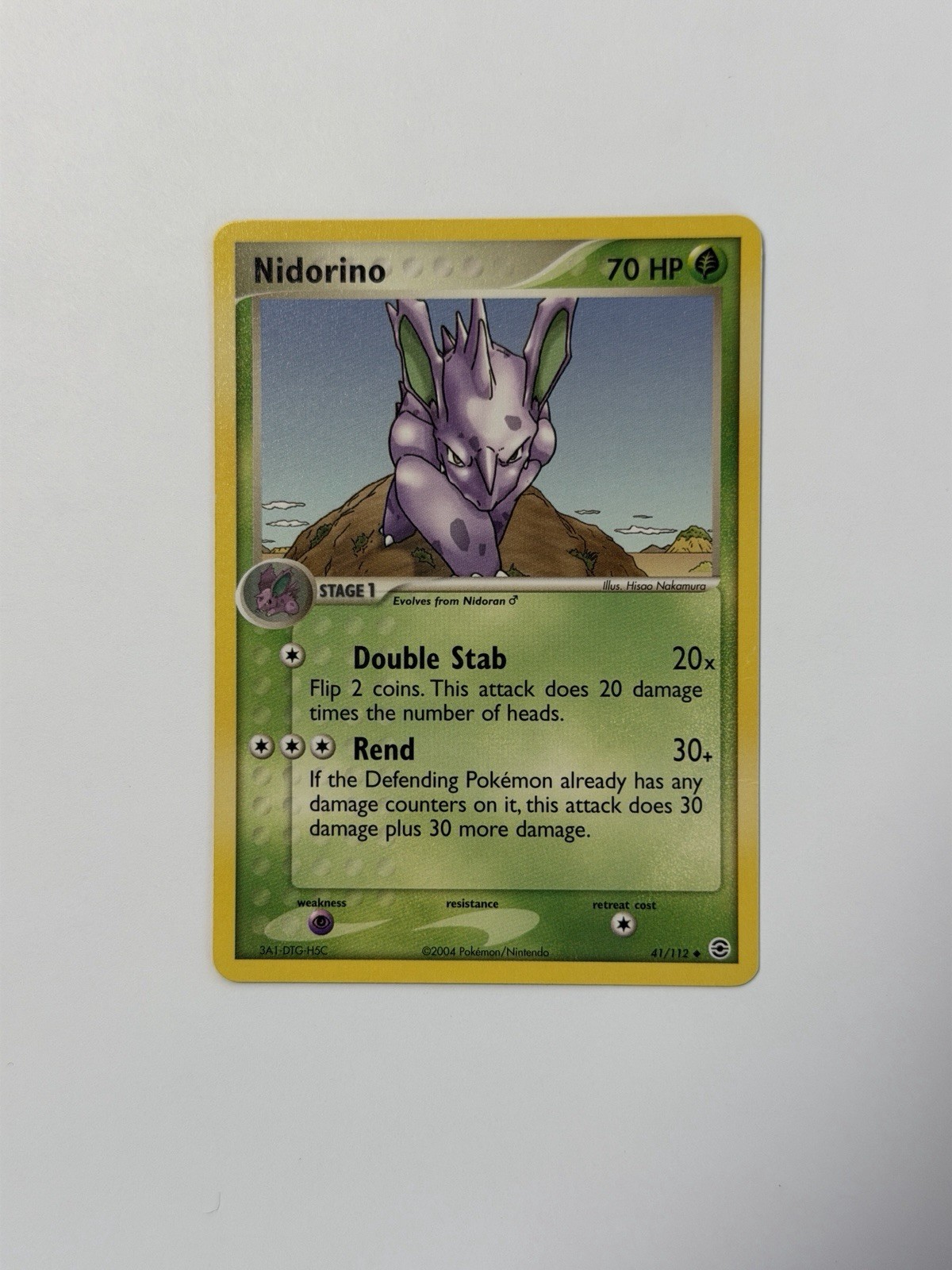 Nidorino 41/112 FireRed & LeafGreen Regular Pokemon Card