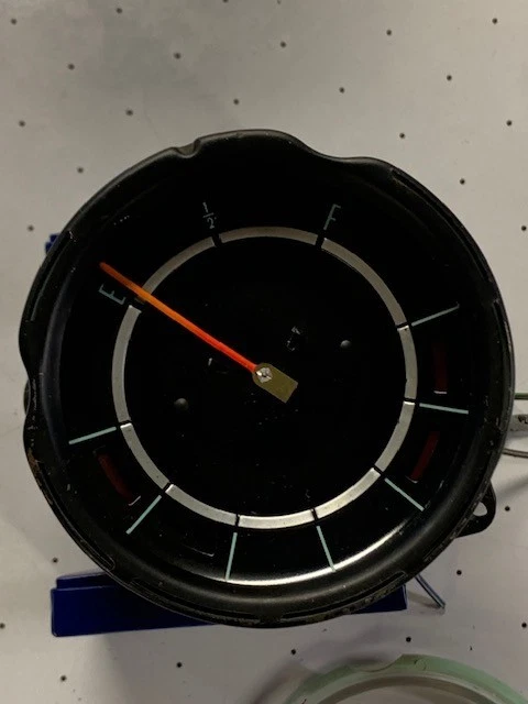 Chevrolet Impala Belair Biscayne 1965 tablero medidor de temperatura de combustible aceite Foto 3 de 4