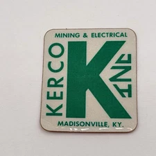 Vintage Kerco Inc Madisonville Kentucky Coal Mining & Electrical Sticker Decal