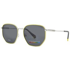 Polaroid Polarized Grey Square Unisex Sunglasses PLD 6214/S/X 0KU2/M9 56