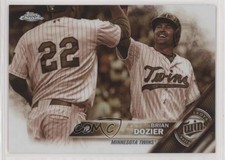 2016 Topps Chrome Sepia Refractor Brian Dozier #183 0a1