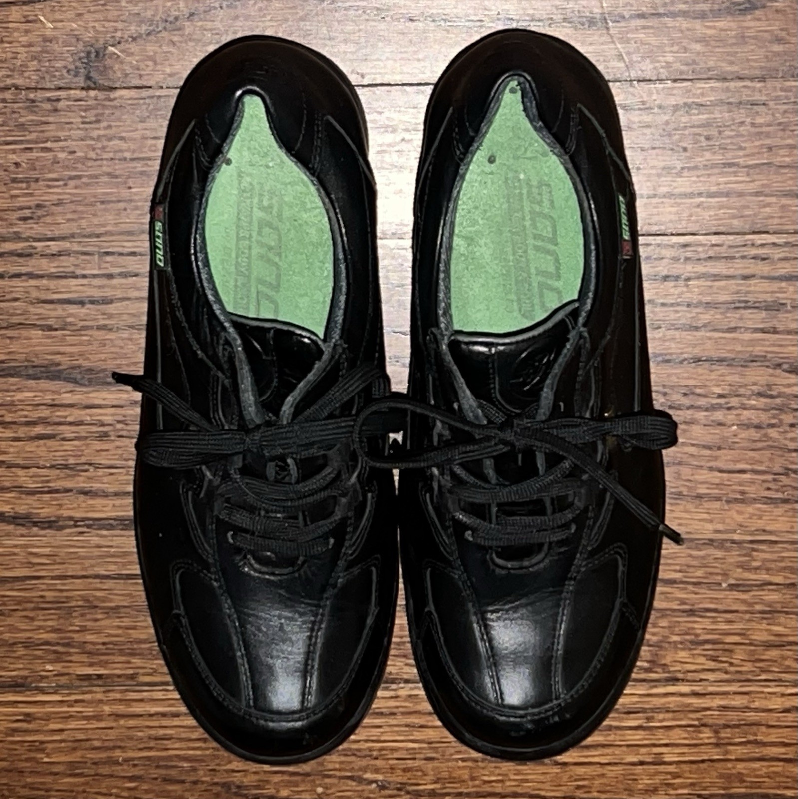 SAOLA Scarpe Mephisto Sano Gore Tex suola a dondolo taglia 8 5 pelle nera ottime condizioni