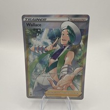 Pokémon Wallace 194/195 Swsh12 Silver Tempest Ultra Rare Trainer Full Art Holo