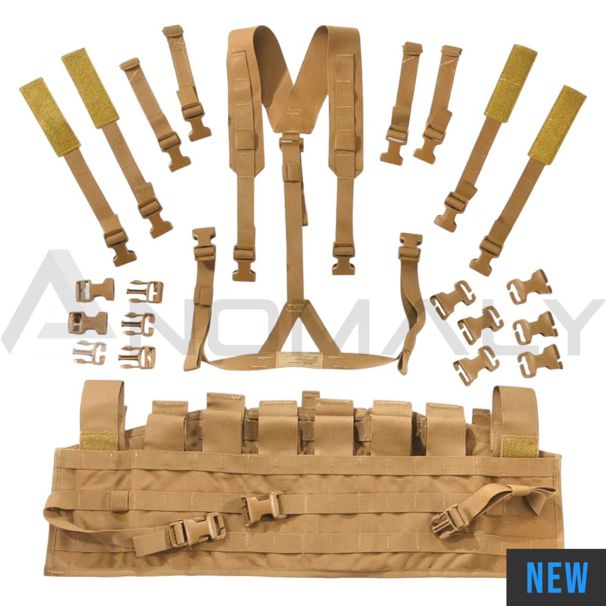 USMC MOLL2ベージュ チェストリグ 中古 NEW USMC Chest Rig, Tactical Assault Panel TAP Vest Ibiley +