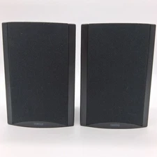 Pair of 2 Yamaha NS-A327 Home Theater Surround Speakers Black Tested & Working