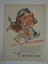 Magazine Ad* - 1940 - Chesterfield Cigarettes