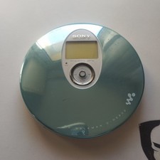 Sony Walkman Portable CD Player D-NE800 MP3 Atrac 3 Plus Light Blue Used Working