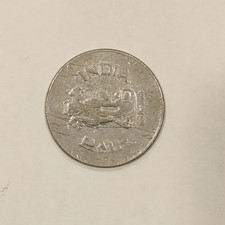 1999 India 1 Rupee World Coin