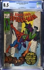Amazing Spider-Man #97 CGC 8.5 1971 Drug Issue - No Code! Romita - Green Goblin