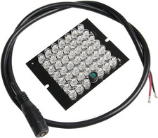 1 Pcs DC 12V 1A Invisible CCTV 48-LED Night Vision 940Nm IR Infrared Illuminator