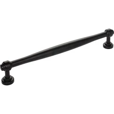 Top Knobs TK3078BLK Ulster Appliance Pull 18" (c-c) - Flat Black