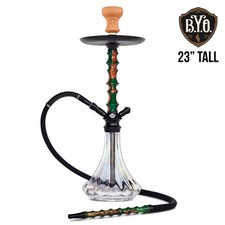 Juego Cachimba Verde - 23" Zilla por BYO Cachimbas Cachimba 1 Manguera Nargile Tubo de Vidrio