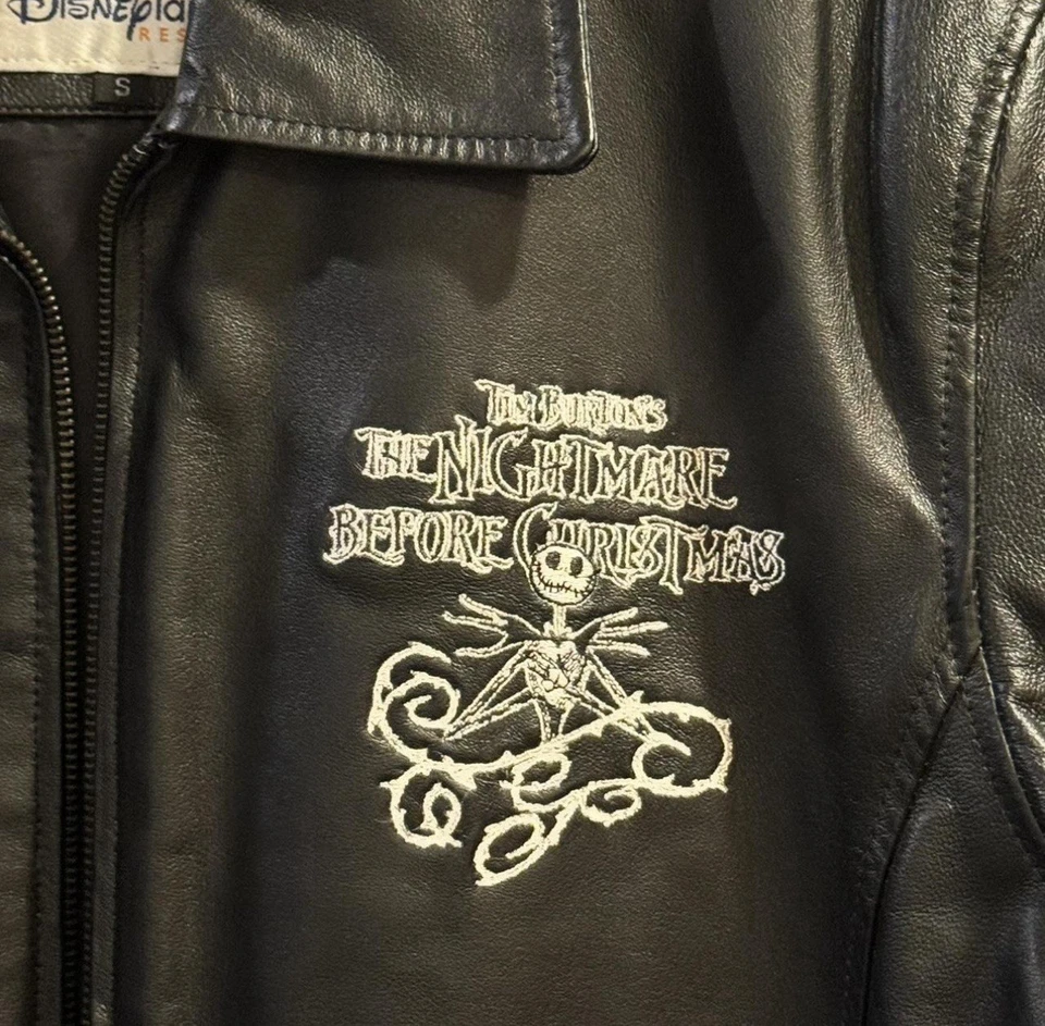 Nightmare Before Christmas Disneyland Leather Jacket — Rare / Limited Edition - Image 3 of 4