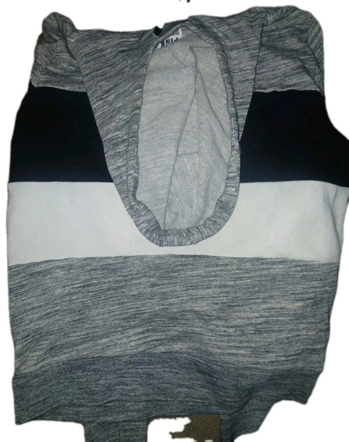 UNDERCOVER Felpa con cappuccio Victoria's Secret donna maglione grafico. Nero grigio 