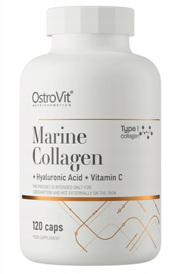   OstroVit Marine Collagen + Hyaluronsäure + Vitamin C   120 Kapseln