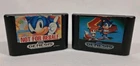 New ListingSega Genesis sonic 1 And sonic 2 the hedgehog game vintage tested lot of 2
