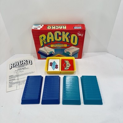 Rack-O Parker Brothers Card Game 1992 COMPLETE #40073 Red Box