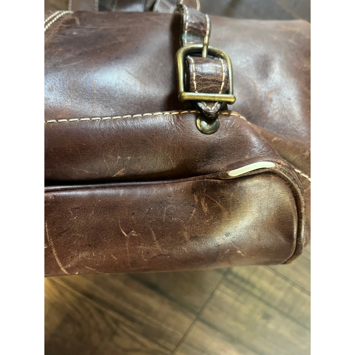 Sergios Collection Genuine Leather Full Size Backpack Brown Festival il_fullxfull.  main image 4
