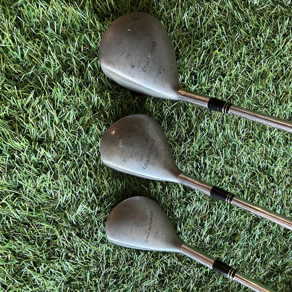 Taylormade Tour Preferred Burner 金属木质套装常规硬度复古全新握把 — 第 3/4 张图片