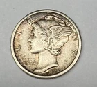 1924 S Mercury Dime, Very Fine Condition