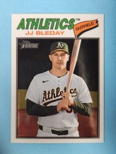 2026 Topps Heritage Chrome #236 JJ Bleday Athletics