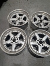 Genuine 18" AC SCHNITZER Alloy Wheels 3 Piece Splits Type 2 BMW E31 E38 E24 E34