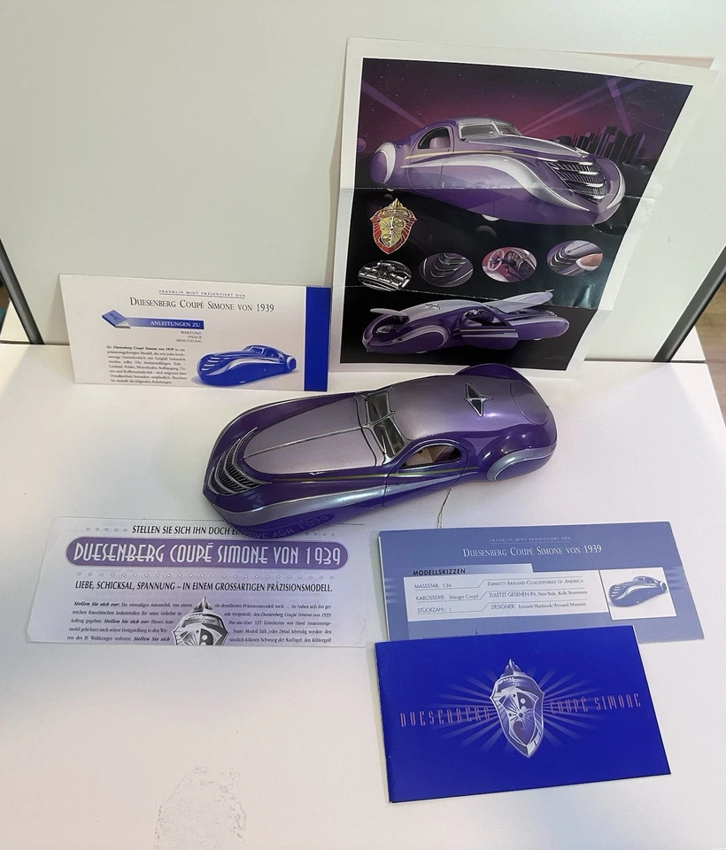 Franklin Mint-1939 Duesenberg Coupé Simone 1:24 - Bild 2 von 4