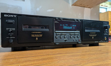  TESTED Sony TC-WE475 Dual Stereo Cassette Deck w/ Pitch Control