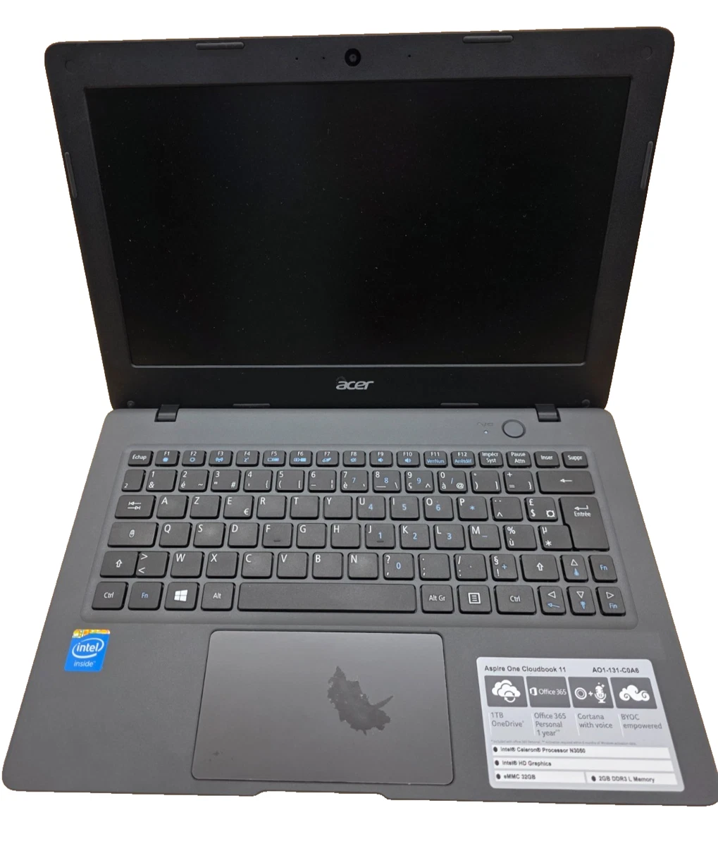 PC Portable Acer Aspire 7736ZG 17,3' - SSD 500Go, RAM 4Go, Core 2 Duo - Batterie Et Clavier Neufs