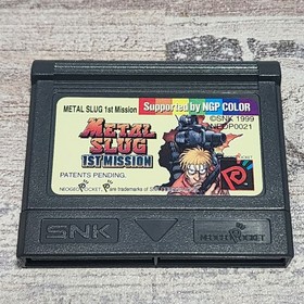 Metal Slug: 1st Mission (Neo Geo Pocket Color) Tested - Authentic Working 