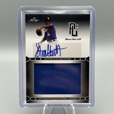 Stone Garrett 2013 Leaf Perfect Game Rawlings Logo Patch Auto Nats!