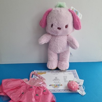 Build A Bear Strawberry Pochacco Hello Kitty Overall & Kleid & Handgelenk neu mit Etikett 