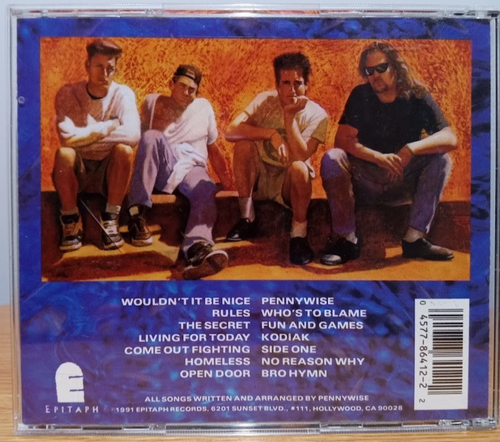 Pennywise - AUTOTITULADO - CD - 1991 Punk - Imagen 2 de 5