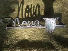 1962-64 Chevy Nova Ii Ss 400 Fender Badge Emblem Oem