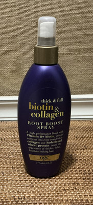 OGX Thick & Full Biotin & Collagen Root Boost Spray ~ 6oz 177ml ~ New HTF