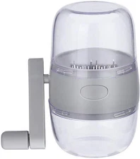 Nut Chopper,Manual Nut Grinder with Hand Crank,Hand Held Food Shredder Cutter fo