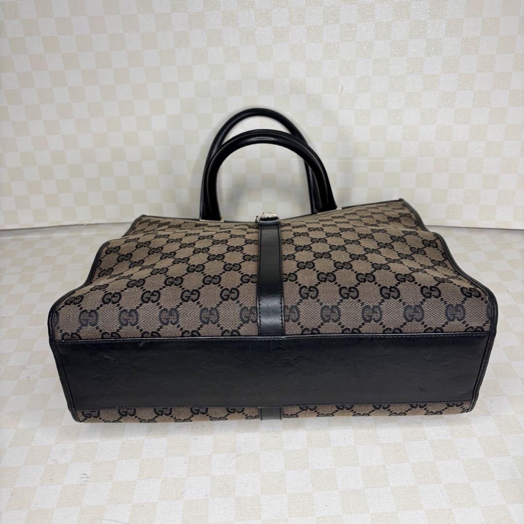 GUCCI Jackie Tote Bag Leather SA Excellent Condition Japan Size 33cm thumbnail 3