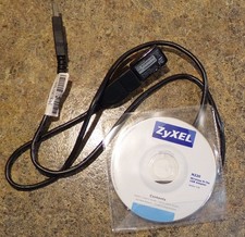 Zyxel N-220 Wireless USB Adapter computer internet cable and set up disc