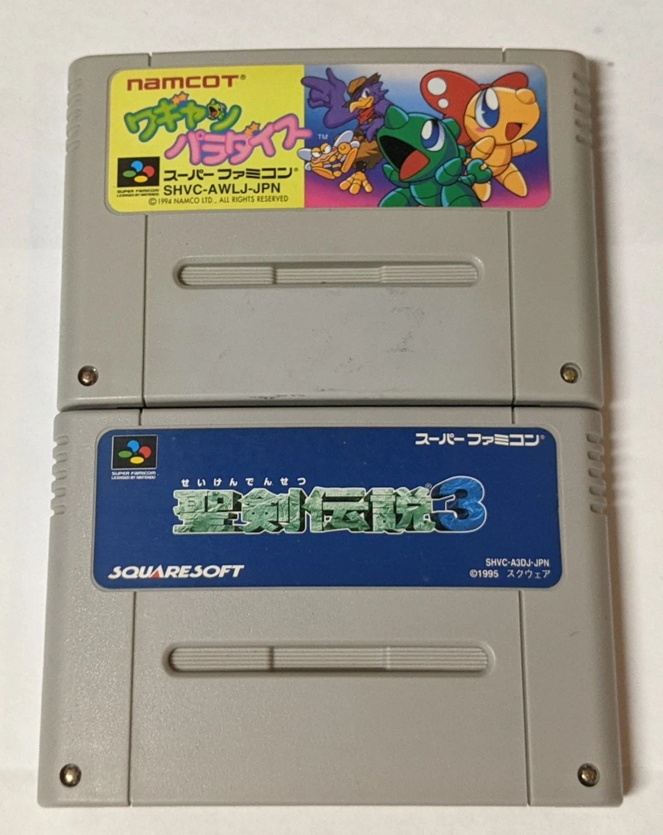 Seiken Densetsu 3 III Sur Super Famicom - Import Japon Rare Avec Cartes (Bon état)