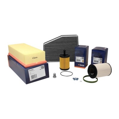 Innenraumfilter Luftfilter Ölfilter Satz für VW Golf V VAICO